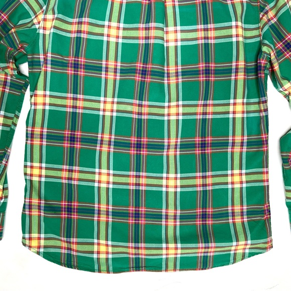 Vans Green Plaid Button Down Long Sleeve Shirt - Picture 8 of 13